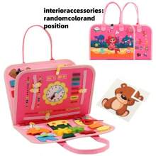 Busy Board Montessori Speelgoed Voor Meisjes & Jongens Cadeaus, Sensorisch Speelgoed, Educatief Reis Speelgoed, Peuteractiviteiten Voor Het Leren Van Fijne Motoriek, Peuterbord Leeftijden Educatief Speelgoed