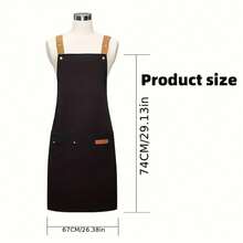 AUXOM Belifou Avental Impermeável barista De Cozinha À Prova Dwaterproof Água chef Restaurante Garçom Trabalho - Multicolorido - Visão 2