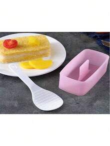 1pc/2pcs Sushi Mold, Rice Ball Maker Mold, Seaweed Wrap Mold, Homemade Rice Cake Bento Tool - Pink - View 8