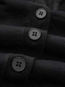 GIGOGOU 女士轻薄针织开衫防晒长袖休闲外套，春夏款，黑色 - 黑色 - 查看 8