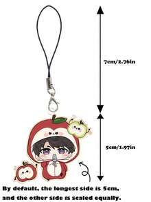 1 件“爱与深空”游戏动漫系列亚克力钥匙扣，可爱卡通钥匙扣，适合用作包、行李箱、手机挂饰、汽车装饰，非常适合收藏和生日礼物汽车配件哥特 Y2k - 彩色 - 查看 9