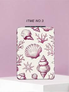 可折叠迷你化妆镜，轻薄便携，耐用PU皮革材质，适合各种场合和人群，可折叠方形，方便携带。 - 彩色 - 查看 7