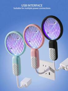 USB Mosquito Swatter Trap With UV Light, Portable Electric Insect Zapper, Suitable For Home, Outdoor, Car, Camping, Travel, Hotel - Insect Repellent - USBtròn - Xem 6