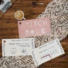 Mini Stitch Book Kit - Complete DIY Sewing & Embroidery Set With Step-By-Step Craft Cards - Pink - View 5