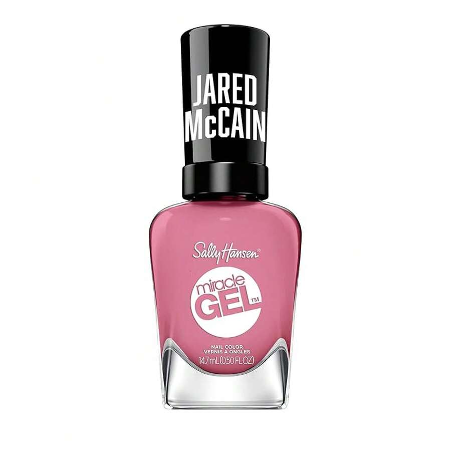 Glow HavenSally Hansen Miracle Gel™ X Jared McCain, Point Guard Pink, Long Lasting, Gel-Like Formula, No Lamp Needed, PInk Nail Polish - Pink - View 1