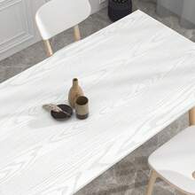1 Roll White Wood Grain Self-Adhesive Removable PVC Wallpaper, Easy To Apply And Remove, Suitable For Kitchen, Bedroom, Living Room, Countertops, Furniture, Home Decor And Renovation Wall Paper Wall Stickers Room Decor Wall Decor Wall Sticker