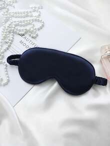 1pc/3pcs/5pcs/10pcs Black, Champagne, Gray, Pink, Green, Blue, Dark Green Double-Sided Silk-Like Breathable Sleep Eye Mask, Relieve Eye Fatigue, Suitable For Girls Nap, Blackout Eye Mask, Non-Tight - Multicolor - View 8