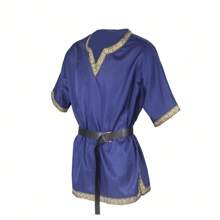 Nuevo estilo europeo y americano Wish Vestido con cuello en V y mangas cortas de estilo medieval para cosplay, disfraz de Halloween