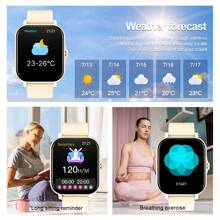 Hot 1 Pair Comfortable Silicone Watch Bands For Men & Women, Upgraded Smart Watch With Wireless Earbuds, Featuring Step Counting, Calorie Tracking, Multiple Sport Modes, Remote Camera, Music Control, Alarm, Message Reminder, 180mAh Battery, 1.83" Full Touch Screen, Compatible With Android & IOS, Great Gift For Holidays