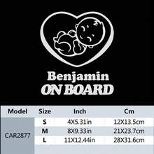 1Pc Customized Stickers ,Baby On Board ,Baby In Car,Suitable For Smooth Surfaces Such As Cars, Etc, Furniture Customized Label Decoration,Suitable For Home, Office, Commercial, And Commercial Decoration And Gifts. Birthday Graduation - Multicolor - View 19