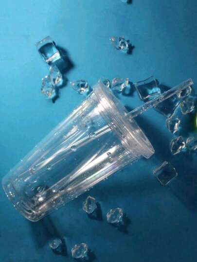 1pc 350ml Or 450ml Or 650ml Double Wall Clear Plastic Straw Cup, Insulated Milk Tea Cup