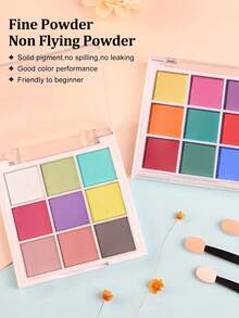 Beautizon Nailartlab 1 Confezione di 9 Colori di Perline per Unghie Halo Dye Powder, Smalto Halo Dye Glitter Lucido Stile Y2K per Decorazione Unghie Fai-da-Te per Donne