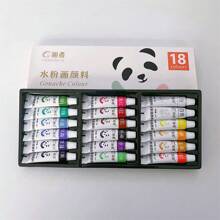 24 Colors Mixed Color Gouache Colour Paint, Colorful Multi-Purpose Paint For Painting,12/18/24colours Art Professional Pigment Set.Each 5ml/0.18oz-Perfect For Artists, Students, Crafts, Diy Wall & ClothesPainting!,Back To School,School Supplies