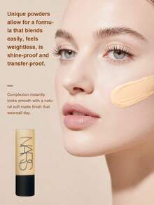 Nars 女士柔雾哑光全效粉底液，抗氧化，16 小时持久，45 毫升/1.5 盎司 # Gobl (L3) 彩妆 - Gobl (Light 3) - 查看 4