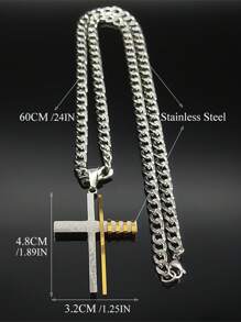 Christ Jesus Pendant Necklaces For Men Women Stainless Steel Religious Christian Heavy Man Necklace Jewelry