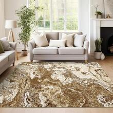 Washable Rugs Abstract Marble Rug, Modern Boho Marble Pattern Area Rug ...