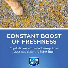 Fresh Step Cat Litter Crystals In Fresh Scent Cat Litter Box Deodorizer Combats Cat Odors And Neutralizes Smells To Keep Your Home Clean, 15 Ounces (Pack Of 3) - 70 Ounce (Pack Of 1) - View 5