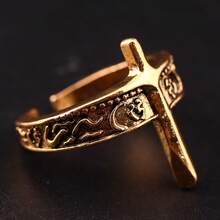 1 件游戏黑暗之魂 3 系列戒指哈维尔恶魔之痕绿花适用于粉丝女士男士装饰派对珠宝礼物配饰