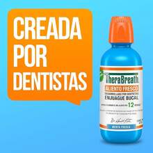 Enjuague Bucal - Sabor Menta Fresca, 473 ml, Combate El Mal Aliento Hasta Por 12 Horas, Sin Alcohol, Sin Ardor y Sin Colorantes Artificiales, Creado Por Dentistas. - paquete de 4 - Ver 5