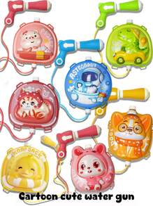 Mochila de agua, juguete de agua para exteriores, lanzador de agua para niños, pistola de agua con tanque de mochila de alta capacidad de 2000ml que tiene correas ajustables, con un alcance de 8 metros, para actividades de juego con agua de verano para niños y niñas mayores de 3 años, juguetes para fiestas en la piscina, batallas con pistolas de agua