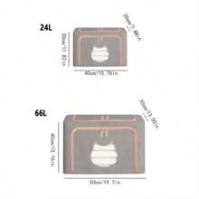 1 pièce de grande capacité Bacs de rangement pliables avec fenêtre transparente, boîtes de rangement rectangulaires, cadre en acier galvanisé pliable et imperméable. Organisateurs polyvalents pour armoire avec fermeture à rabat. Rangement sous le lit. Boîtes de rangement en tissu de qualité supérieure pour vêtements et livres. Solutions idéales pour le déménagement et l'emballage. Chambre à coucher, organisateur, rangement à la maison. T-shirt blanc femme, pantalon noir femme, vêtements d'hiver pour dames, robe