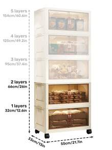 55 cm/21,7 cala szerokości 5 warstw wyjmowane składane pudełko do przechowywania, organizer do szafy/szafa sypialniana/przenośna szafa, puszki na mleko w proszku/pieluchy/zabawki/ubrania/koce/książki/pudełka do przechowywania przekąsek, odpowiednie do kuchni/salonu/sypialni/akademika/domu do wynajęcia/sypialni, organizer, organizer, przechowywanie w domu, biała koszulka damska, czarne spodnie damskie, damskie zimowe ubrania, sukienka, zimowe ubrania dla kobiet, eleganckie sukienki damskie, biała koszula damska, długi rękaw, biały kombinezon dla kobiet, wiosenne sukienki dla kobiet, wiosenne stroje dla kobiet, wiosna, wiosenne ubrania, minimalistyczny, letnie bluzki