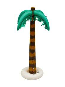 1 Stück aufblasbarer Palmenbaum, geeignet für Luau Party, Strand Hintergrund, Pool Party Dekoration, Pool Party Essentiell | Tropische Party Dekoration | Aufblasbare Struktur, Strand Accessoires