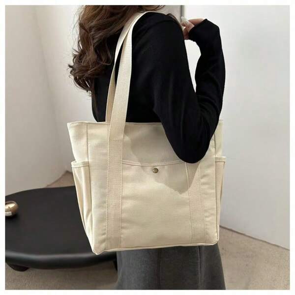 1 Peça Bolsa de Mão e Bebê Moda, Bolsa Sacola Multiuso de Lona, Bolsa de Fraldas para Ombro