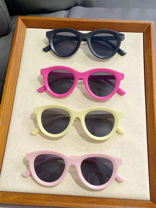 4 pares de gafas de moda lindas para niños y niñas, para fiestas en la playa, al aire libre y streetwear