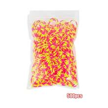 1000pcs/7500pcs Mixed Color Rubber Bands Kits, Suitable For DIY Crafting, Weaving, Jewelry Making, Necklaces, Bracelets, Holiday Activities, Jewelry Decoration Accessories
