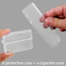 1pc Multi-Color Transparent TPU Protective Case For IQOS ILUMA I ONE, 1pc Protective Case + 1pc Cigarette Case Set, Decorative Accessories Suitable For IQOS ILUMA I ONE, Wear-Resistant, Anti-Fall, Full-Bodied, Non-Slip, Electronic Cigarette Accessory Protective Case