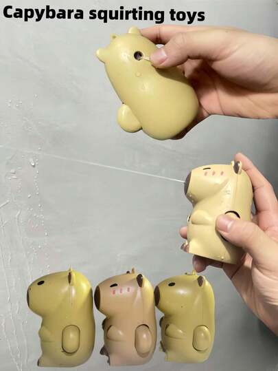 创意又奇特的喷水水猪，造型有趣，价格实惠，可作为装饰品。采用柔软塑料材质，适合青少年缓解压力、户外露营缓解情绪、减压玩具、趣味玩具、生日礼物、节日礼物、奇特礼物以及单身派对。