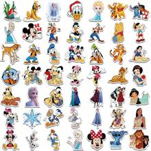 Disney 100pcs Disney Cute Character Cartoon Movie Graffiti Stickers Decorate Phones, Computers, Water Cups And Helmets A Special And Creative Gift