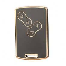 京宇琴新款 TPU 汽车钥匙壳 适用于雷诺梅甘娜风景拉古那科雷傲 Clio 4 键零件 - 多色 - 查看 7