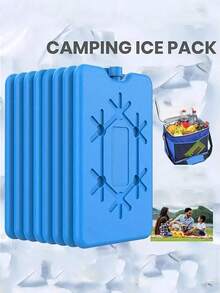 1/2pcs Ice Packs For Lunch Box - Reusable Ultra-Thin Freezer Packs, Long-Lasting Cool Packs - Perfect For Insulated Lunch Boxes, Breastmilk Storage, And Keeping Food Fresh For Hours, For Travel Picnic Lunch, Car, Office - Multicolor - View 3