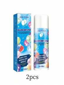 Jue-Fish Spray aerosol de 100ml, proporciona un acabado brillante y duradero a la superficie del globo sin oxidación ni decoloración, mejorando la atmósfera de la fiesta. Adecuado para varios tipos de globos, incluyendo látex, lámina y globos de helio, aplicable en ocasiones como fiestas de cumpleaños, bodas, eventos corporativos, etc.
