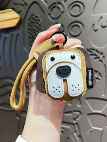 1 Stück Kreative Cartoon Katze Hund PU Farbblock Lässig interessante Tier Schlüsselanhänger, dekorativer Armband-Riemen, süßer Katzen Anhänger, Geschenk für Freundin/Mutter/Kind, Dekoration für Rucksack, Tasche, Auto, Reise, Zuhause - Verschiedenfarbig - Übersicht 12