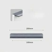 1 Pc Aluminium Alloy Hidden Furniture Door Handles Side Mount No Drilling Installation Wardrobe Cupboard Pulls Cabinet Drawer Knobs Furniture Hardware
