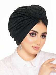 1 buc. Turban elastic pentru femei - Design răsucit, pălărie ușoară și caldă de iarnă pentru petreceri dansante și ieșiri casual, opțiuni multicolore (doar spălare manuală), accesoriu elegant pentru cap, eșarfă versatilă, croială perfectă