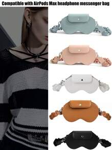 1pc Crossbody Storage Case/Protective Cover For AirpodsMax Wireless Over-Ear Headphones