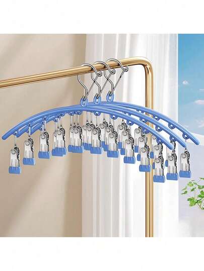 Starke Klemmkraft 10-Clip Trockengestell, Sockenhalter, Mehrzweck Haushalts Trockengestell