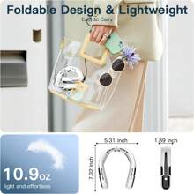 W&O Ventilador de cuello portátil 2025 con batería de 6000 mAh - Refrigeración completa de 360°, 3 velocidades y ultrasilencioso - Plegable para viajes, exteriores y hogar - Regalo de cumpleaños para mujeres y hombres (blanco y negro)