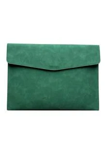 1 Peça Bolsa de Armazenamento de Documentos de Couro Minimalista Tamanho A4, Organizador de Escritório para Arquivos A4 e Itens Diversos, Maleta Portátil para Documentos Comerciais Volta às Aulas, Suprimentos Escolares