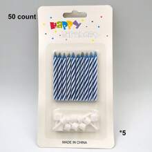 10/20/50 candele a spirale colorate per torte di compleanno, candele per cupcake, per feste e celebrazioni