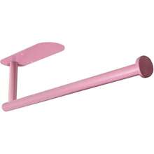 Pink Paper Towel Holder - Self Adhesive Or Drilling, Under Cabinet Or Wall Mounted - Hồng - Xem 4