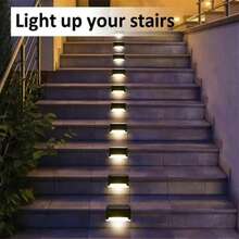 16 Pack Fence Post Solar Lights For Patio Pool Stairs Step And Pathway, Weatherproof LED Deck Lights Solar Powered Outdoor Lights