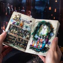 have a good day 1 Roll 78.74inch(200cm) Vintage Style Witch's Potion Bottle Series Stickers On Roll Cutting Decor Collage Card Material Aesthetics Scrapbooking DIY Sketchbook Personalized Hand Account PET Tape Office & School Supplies,School Supplies,Back To School