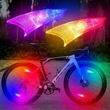 LED Bike Wheel Lights,4 Pack,Bicycle Spoke Lights With Batteries Included,Bicycle Lights For Wheel - Blue - View 7