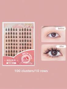 100/120 racimos de pestañas postizas de girasol estilo slouchy sin pegamento, autoadhesivas, con espigas de trigo de gran capacidad. Racimos de pestañas, pestañas individuales, pestañas postizas