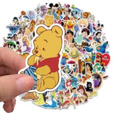 Disney 100pcs Disney Cute Character Cartoon Movie Graffiti Stickers Decorate Phones, Computers, Water Cups And Helmets A Special And Creative Gift